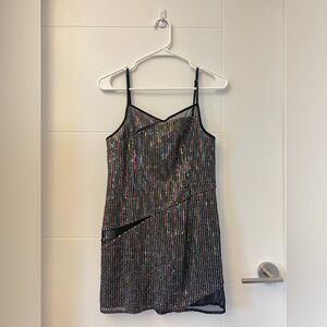 Muah Dress in Rainbow Bright X by NBD Size S